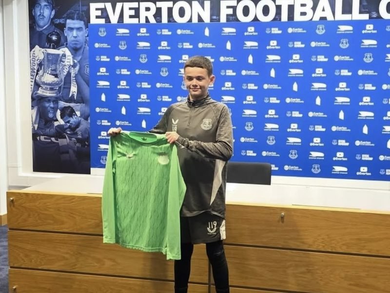 Ethan, RJ Goalkeeping Academy keeper, now at Everton